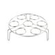 thumbnail image 2 of Rejilla para cocer huevos al vapor de acero inoxidable | Bandeja compacta y duradera para huevos y verduras al vapor | Fácil de limpiar, apilable | Soporte para vaporera de huevos | Herramienta de, 2 of 6
