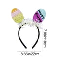 thumbnail image 3 of MORESEC Home Easter Themed Party Headband Bunny Chick Eyeglasses Frames Spring Holiday Hair Accessories for Homes Adults Photobooth Props, 3 of 6