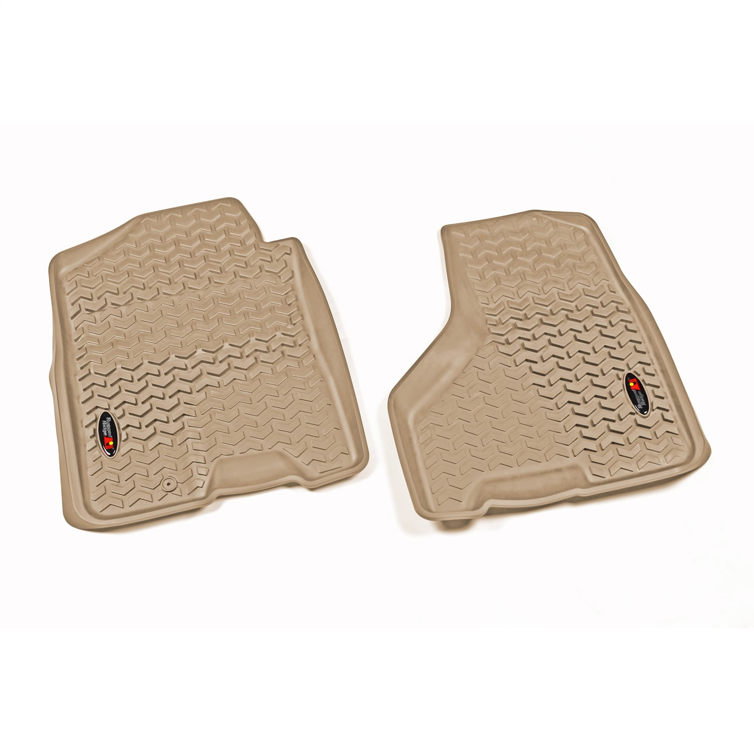 Rugged Ridge All-Terrain 83902.08 Tan Front Row Floor Liner For Select Ford F-250 and F-350 Models