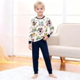 thumbnail image 2 of CAIXIA 2 Piece Pajamas Sleepwear Pjs,Children's Long Sleeve Boys Cartoon Personality Print Casual Loose Pajamas, 2 of 8