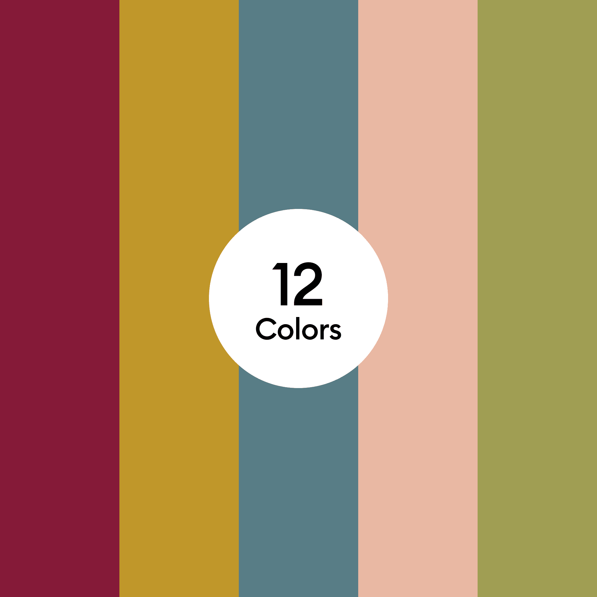 Cricut® Vinyl – Permanent, Summer Sampler (6 ct), Cricut® Vinyl – Permanent, Summer Sampler (6 ct)