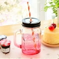 thumbnail image 3 of ACDANC Water Bottle Mason Jars Mason Jar Glass Summer Style Design Cup with Household Drinking Coffee Cup, 3 of 7
