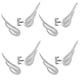 thumbnail image 2 of Aretes de ángel Wings01 4Pzas Alas Plata Metal/Zirconia., 2 of 2