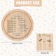 thumbnail image 2 of Wooden Dice Tray Set for Classic Farkle Game Accessories with 12 Inch Board & 6 Pearl Dice, 2 of 5