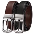 thumbnail image 1 of Cinturón CHAOREN Reversible de Cuero para Hombre Estilo Elegante, 1 of 6