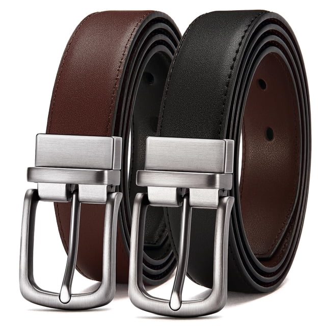 Cinturón CHAOREN Reversible de Cuero para Hombre Estilo Elegante