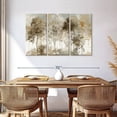 thumbnail image 3 of Elephant Stock Lush Black Forest Wall Art - Horizontal Multi Panel Canvas - Living Room Wall Decor - Floral And Botanical Multi Panel - White And Gray Decor By Allison Pearce - 57" x 36", 3 of 8