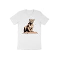 thumbnail image 4 of Vintage Mountain Lion King Gift Men Women Girls Boys Kids T-Shirt Mountain Lion Animal Birthday Holiday Presents Tshirt, 4 of 10