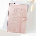 thumbnail image 5 of for Samsung Galaxy Tab A7 Lite 8.7 Inch 2021 Model (SM-T220/T225/T227) Case, Embossed Cat & Tree PU Leather Retro Shockproof Magnetic Clasp Wallet Card Slots Folio Kickstand Cover, Rosegold, 5 of 6