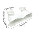 thumbnail image 3 of Aquarium Under Gravel Tunnel Decor, White Fish Shrimp Hideout Cave, 5.5 Inch Plastic Shelter for Stress Relief, 3 of 5
