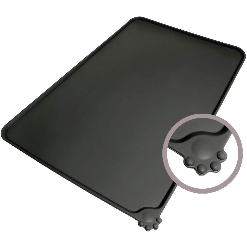 Reactionnx Silicone Dog Food Mat, Dog Bowl Mat, Feeding Mat, Nonslip