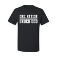 thumbnail image 2 of Wild Bobby One Nation Under God Inspirational/Christian Men Graphic Tee, Black, Small, 2 of 5