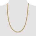 thumbnail image 4 of FJC Finejewelers 14 kt Yellow Gold Curb Lightweight Flat Cuban Chain 22 Inches x 4.7 mm, 4 of 8