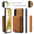 thumbnail image 5 of Case for Samsung Galaxy S24 Plus, Wallet Phone Case with Detachable Card Holder for Samsung Galaxy S24 Plus Kickstand Magnetic 2 in 1 Design Case, Premium PU Leather Shockproof Protective Cover, Brown, 5 of 9