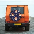thumbnail image 6 of Goofa Corgi Lying With Moons And Stars Pattern Universal Tire Cover for Jeep, SUV, Truck, and Trailer – Waterproof, UV-Resistant,Easy to Install, Fits 14"-17" Tires-14 inch, 6 of 6