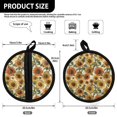 thumbnail image 7 of ZUXONGSY Sunflower Pot Holders Kitchen Cooking Baking Grillng Supplies Pot Mats for Countertop Heat Resistant Oven Gloves Personalized Pot Holders Trivet for Cooking Baking Grilling, 7 of 7