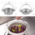 thumbnail image 4 of Kitchen Sink Drain Strainer with Handle, Stainless Steel Large Kitchen Sink Drain Basket Food Catcher, 4.3 inch Diameter, Rust Free, Kitchen Sinks Food Waste Trap Stopper, 4 of 6