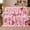 Merry Era, variant on Wrapped Joy Holiday Pink Glitter Text Presents Cupcake, Festive Holiday Scene, Warm Flannel Blanket for Living Room and Reading Nook, Art Lovers Friendship Gift, Festive Home Decor