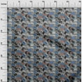 thumbnail image 3 of oneOone Viscose Jersey Gray Fabric Video Game Craft Projects Decor Fabric Printed By The Yard 60 Inch Wide, 3 of 7
