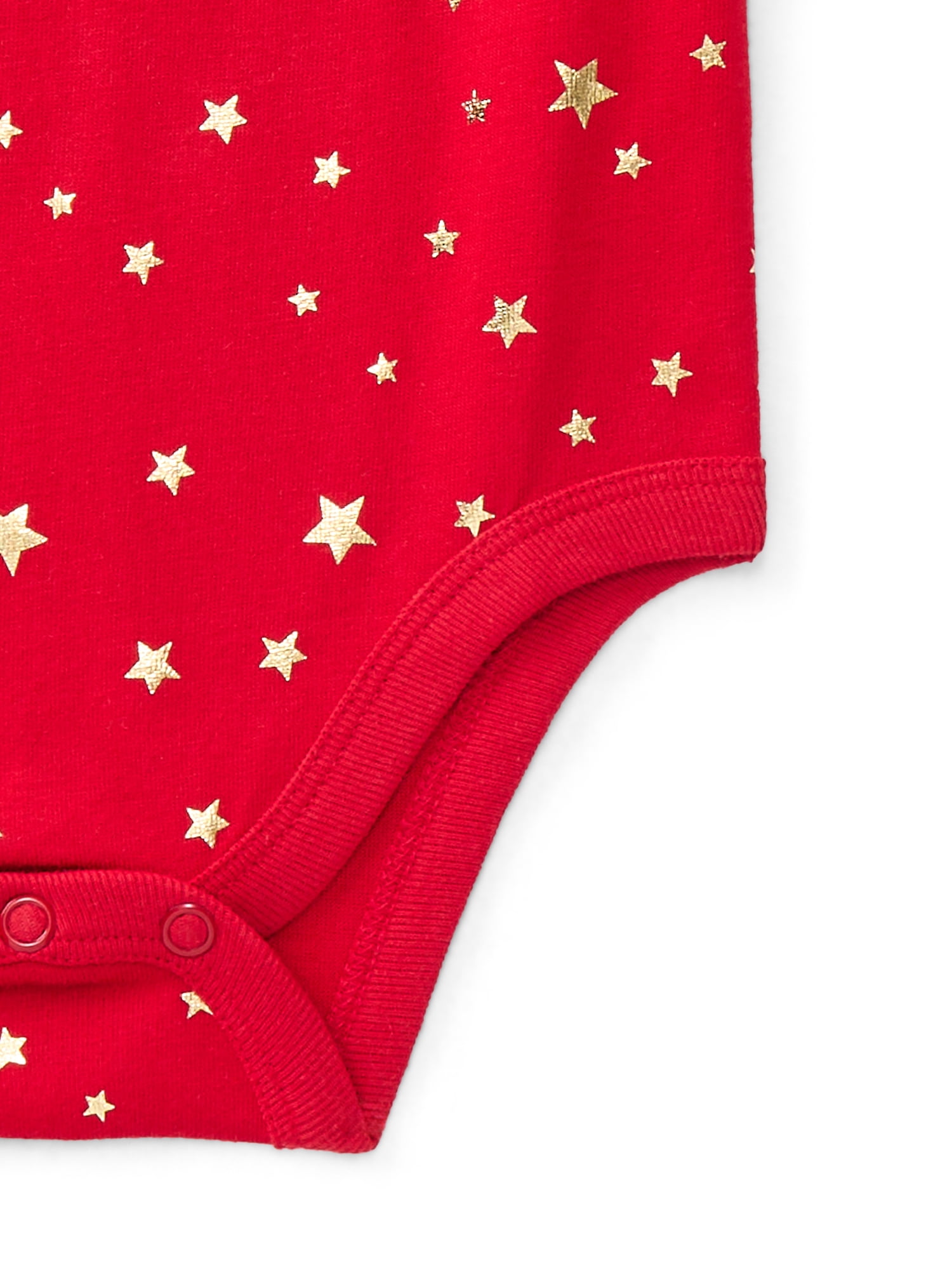 Garanimals Baby Girls Printed Bodysuit with Long Sleeves, Sizes 0M-24M