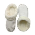 thumbnail image 1 of 1 par zapatos forro polar plantillas suaves para reemplazo zuecos (blanco 35-36), 1 of 9