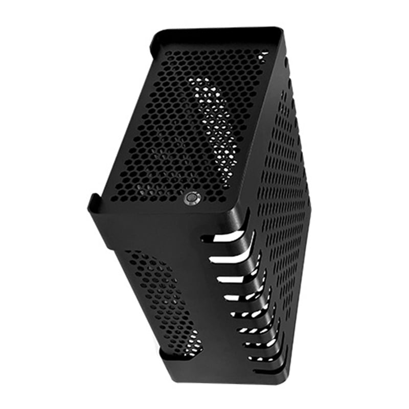 Computer Case Desktop ITX Small Case Living Room Mini HTPC Horizontal Novelty Case Black