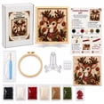 thumbnail image 3 of 3D Christmas Fabric Poke Art DIY Craft Kit, Vintage DIY Christmas Craft Kit for Adults and Beginner, 3 of 6