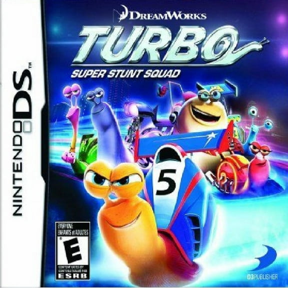 Restored Turbo: Super Stunt Squad (Nintendo DS, 2013) Racing Game (Refurbished)