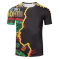 thumbnail image 3 of Tops para hombre, blusas y camisas de manga corta con cuello redondo para hombre Camisa de manga corta estampada para hombre Top/camisa de manga corta con cuello redondo Tops para hombre, 3 of 4