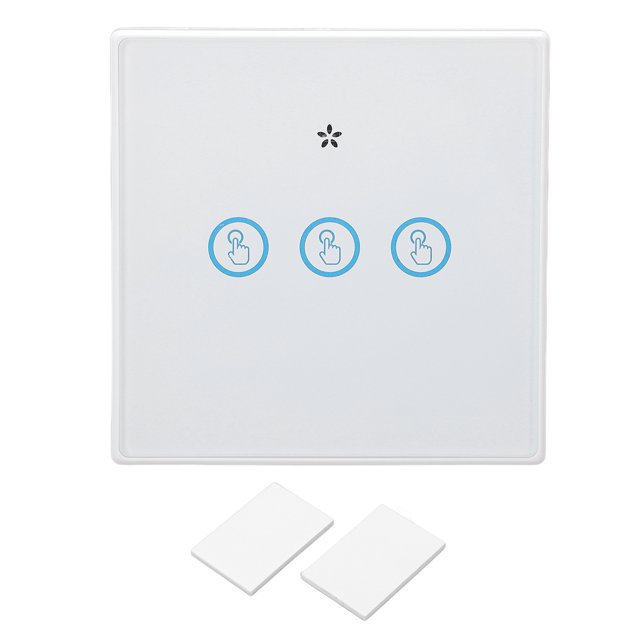 Interrupteur à Lumière Tactile, Commutateur d'Éclairage Sans Fil Sans Fil Panneau Tactile Commutateur Tactile Sans Fil Normes de Pointe de l'Industrie