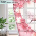 thumbnail image 4 of Birds Heart Flowers Floral Blackout Curtains Patio Door Curtains Window Decoration for Bedroom Living Room 2 Panels, 4 of 7