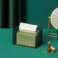 thumbnail image 3 of Household Room towel Box puller Box transparent Green 180 * 120 * 102mm, 3 of 5