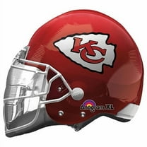 KANSAS CITY HELMET FOOTBALL - FOR A CHIEFS THEMED PARTY - PARTY SUPPLIES DECORATIONS - 1PC