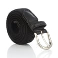 thumbnail image 2 of Gelante Children's Canvas Elastic Fabric Woven Stretch Braided Belts -Black-M (24-26), 2 of 3