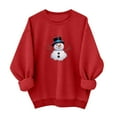 thumbnail image 2 of Busydd Christmas Sweatshirts for Women Fashion Fall Print Womens Tops Casual Comfortable Cotton Crew Neck Long Sleeve Shirts for Women XL, 2 of 3