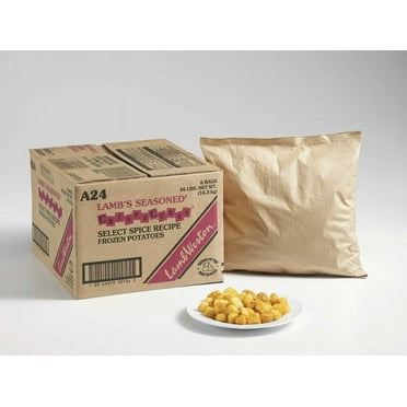 Lamb Weston Crispy Cubes Hash Browns and Formed Fry, 6 Pound - 6 per case.