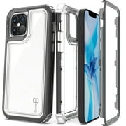 CoverON Apple iPhone 12 Case / iPhone 12 Pro Case (6.1"), Military Grade Heavy Duty Full Body 3-Layer Shockproof Clear Cover, Black