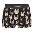 thumbnail image 4 of Goofa Flowe Rooster Printed Men's Boxer Briefs Underwear, Moisture-Wicking Underwear, Trunk,Soft and Breathable Cotton Underwear-X-Large, 4 of 9