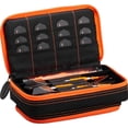 thumbnail image 1 of Funda para dardos Casemaster Plazma Plus negra con borde naranja, 1 of 9