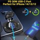thumbnail image 3 of Cargador de coche VANONE Dual USB Quick Charge 3.0 y Dual PD USB C, 3 of 7