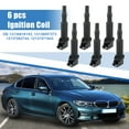 thumbnail image 2 of Bobinas de encendido Unique Bargains 6 Uds para BMW 1 Serie M 2011 12138616153 12138657273, 2 of 8