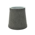 thumbnail image 3 of Aspen Creative 32716-5 Small Hardback Empire Shape Chandelier Clip-On Lamp Shade Set (5 Pack), Transitional Design in Grey, 4" bottom width (3" x 4" x 4"), 3 of 7