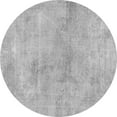 thumbnail image 1 of Ahgly Company Indoor Round Abstract Gray Modern Area Rugs, 7' Round, 1 of 4