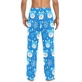 thumbnail image 4 of FORMRS Mens Pajama Pants with Pockets Sleepwear Lounge Bottoms Sizes S-2XL, Blue Bears, 4 of 7