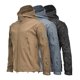 thumbnail image 2 of Winter Big Size Men Camouflage Jacket Shark Soft Shell Jacket Men Waterproof Warm Windbreaker ClothingXXXL He Qiyong unisex, 2 of 2