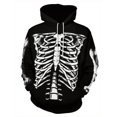 thumbnail image 2 of Sudadera con capucha con estampado 3D de esqueleto para hombre, jersey con diseño de cordón, Tops de primavera, Otoño e Invierno, 2 of 5