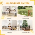 thumbnail image 4 of PawHut Parc pour Chiens Robuste 8 Panneaux avec Porte, pour Petits Chiens, 4 of 10