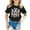 A-Black, variant on Hihipz Little Girls Easter T-Shirt Bunny Rabbit Print T Shirt Easter Short Sleeve Casual Cute Unisex Comfortable Tee Tops,Sizes 4-5T