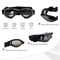 thumbnail image 4 of Namsan Dog Goggles Dog Sunglasses UV Resistant Windproof Snowproof Doggy Goggles Cat Glasses (Black), 4 of 8