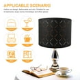 thumbnail image 4 of OULII Large Lamp Shade Black Iron Decorative 1Pack for Floor Lamp Hotel Managers, 4 of 8